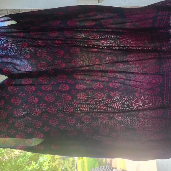 Purple and Pink Patterned Dress - Picture 2 of 3